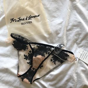 For Love & Lemons Skivvie Undies XS